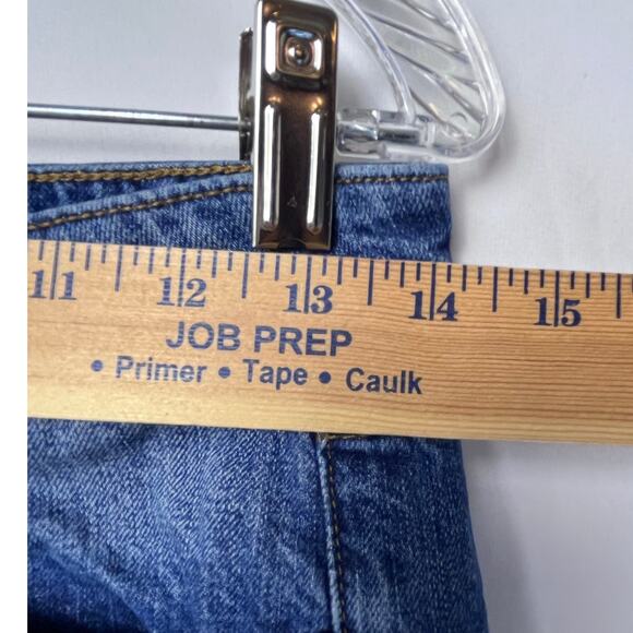 Vintage Miss Me Women 28 Blue Boyfriend Embroidered Button Fly Hippie Boho Jeans - Picture 5 of 12